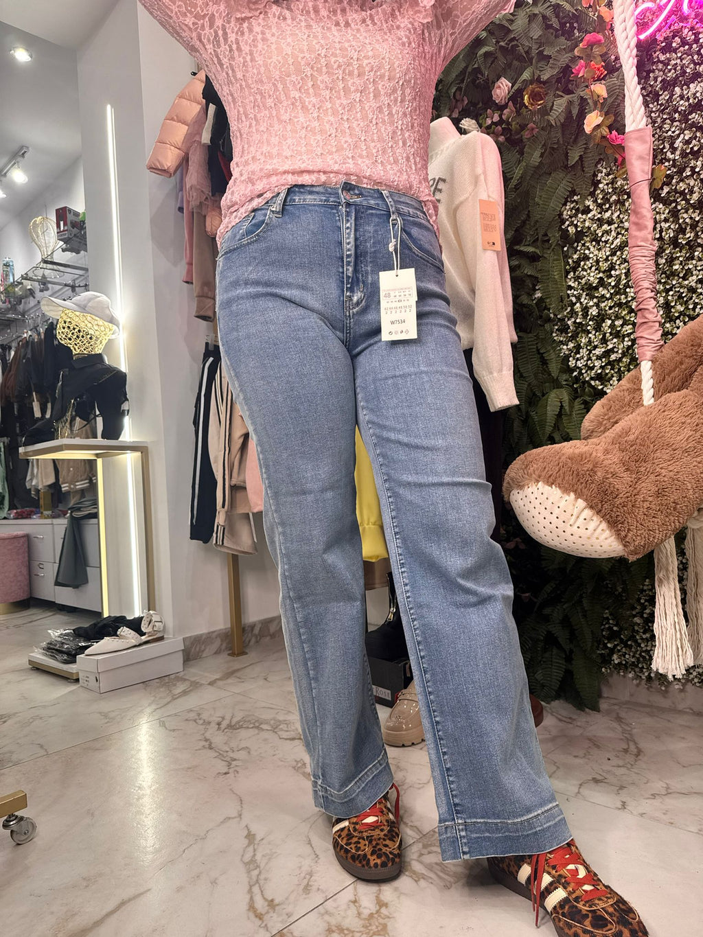 jeans pantapalazzo aurora